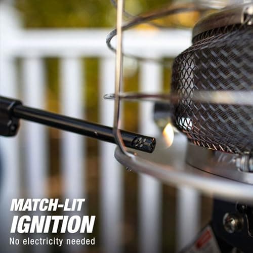 Mr. Heater MH540T 540-Degree 45,000 BTU Radiant Tank Top Portable Propane Heater For Sporting Events, Hunting, Fishing, Camping, Tailgating & Porches