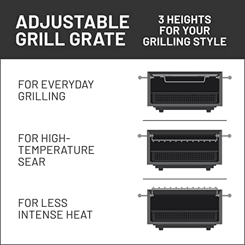 Kingsford All-In-One Grilling Kit, Match Light, Portable Grill with Charcoal and Grilling Tools, No Lighter Fluid Needed, 1 Grill, 4 lb Charcoal Bag