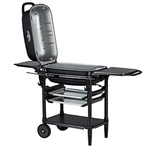 PK Grills Portable Charcoal Grill and Smoker, Aluminum Outdoor BBQ Grill, Portable Grill for Camping, Backyard Grilling, Park, Tailgating, ​​New Original PK Aaron Franklin Addition, Coal