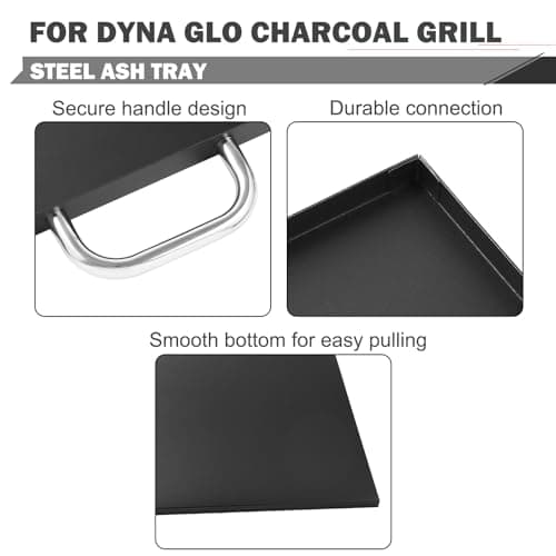 Ash Pan Grill Replacement Parts for Dyna Glo Charcoal Grill Parts DGN576SNC-D DGN576DNC-D DGN576DNC-DC Ash Tray Catcher Master Forge Grill Replacement Parts MFJ576DNC Charcoal Tray Catcher