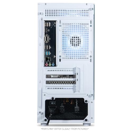 ViprTech Stryker 1.0 Gaming PC - AMD Ryzen 7 (4.1GHz Turbo), RX 580 8GB, 32GB DDR4 3200, 1TB NVMe SSD, 700W PSU, WiFi BT, Win 11 Pro, RGB, Desktop Computer Prebuilt, White