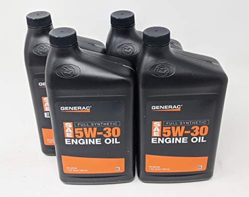 Generac 4-Quarts Full Synthetic Motor Oil 5W-30 SN Part 0J5140F
