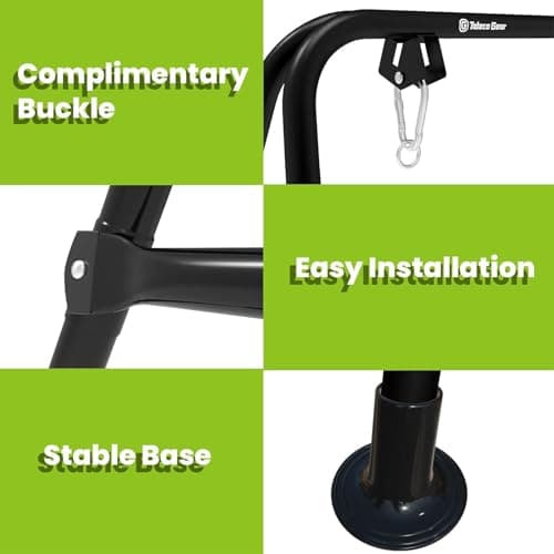 Swing Stand, Hammock Chair Stand Max Load 330lbs, Heavy Duty Hammock Stand,Outdoor or Indoor Hanging Chair Stand only,Hammock Chair not Include
