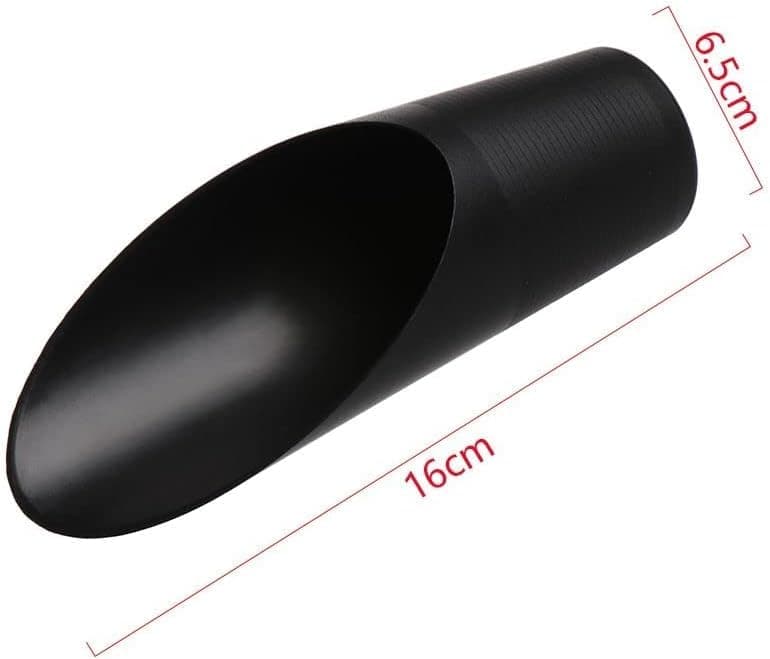 Baolaili Bonsai Soil Scoops, Plastic Garden Soil Scoops, Black, Classic, Ergonomic Grip