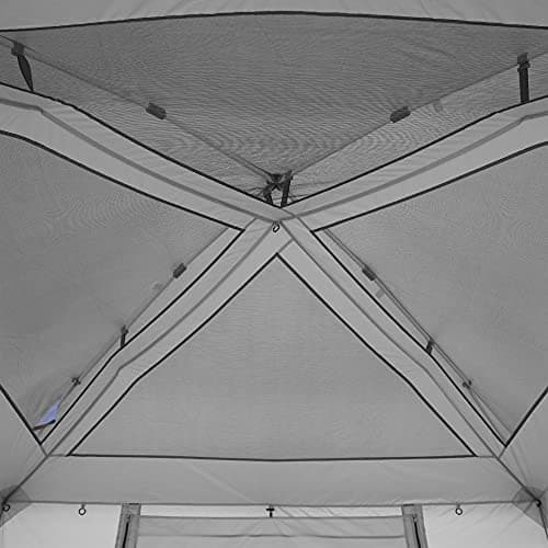 E-Z UP Camping Cube Sport, Converts 10' Angled Leg Canopy into Camping Tent, Grey (Canopy/SHELTER/Poles NOT Included)