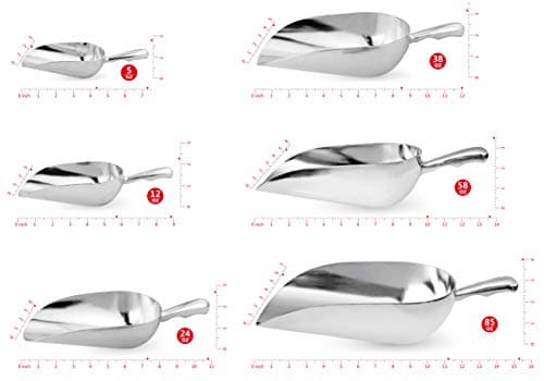 New Star 34585 Cast Aluminum Utility Scoop, 58-Ounce