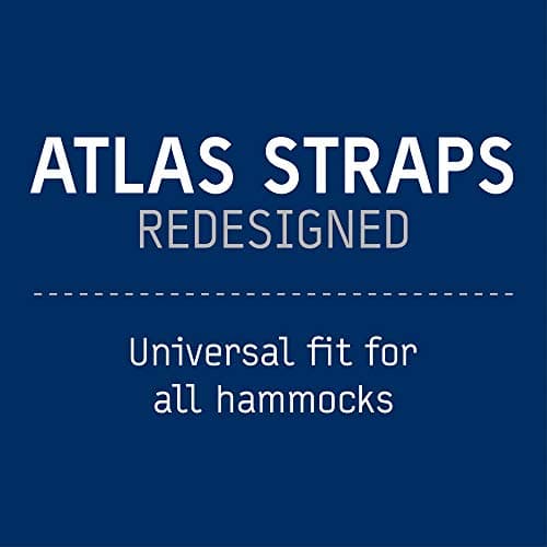 ENO Atlas Suspension System - Tree Strap for Hammock - Accessories for Camping, Hiking, and Backpacking - Black/Royal
