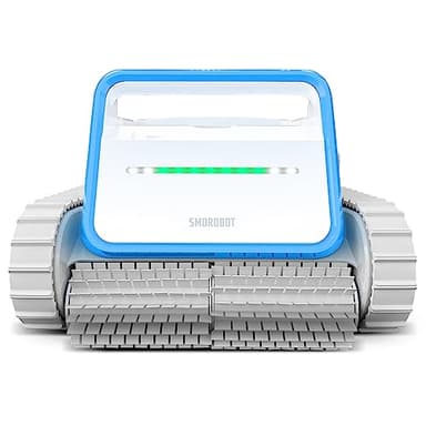 2025 Upgrade SMOROBOT Cordless Robotic Pool Cleaners for Inground Pools,3300GPH Strong Power,150 mins Runtime, Up to 2500 Sq.ft,Wall and Waterline Cleaning Pool Vacuum Robot for Gravel,Sand,Leaves