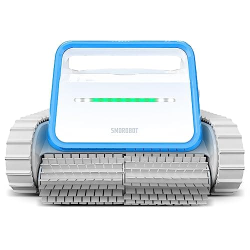 2025 Upgrade SMOROBOT Cordless Robotic Pool Cleaners for Inground Pools,3300GPH Strong Power,150 mins Runtime, Up to 2500 Sq.ft,Wall and Waterline Cleaning Pool Vacuum Robot for Gravel,Sand,Leaves