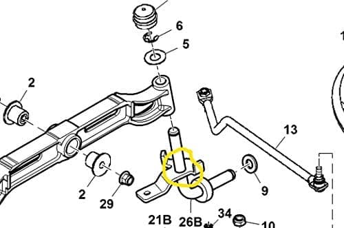 Riding Mower Steering Upgrade Kit Compatible with Craftsman, MTD & Sears Lawn Tractors & Riding Mowers
