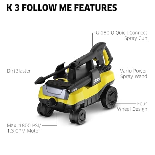 Karcher K3000 1800 psi Electric 1.3 gpm Pressure Washer
