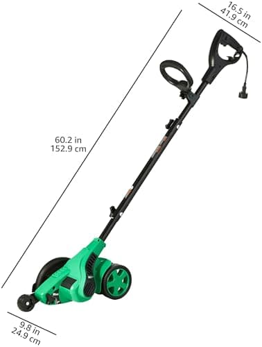 Amazon Basics 12 Amp 7.5" Double Edge Bladed Electric Corded Lawn Edger, 4420 RPM(Previously Denali brand)