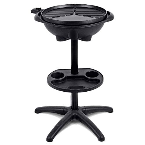 Happygrill Electric Grill with Temperature Control 1350W Non-Stick BBQ Stand Grill for Outdoor Patio Garden