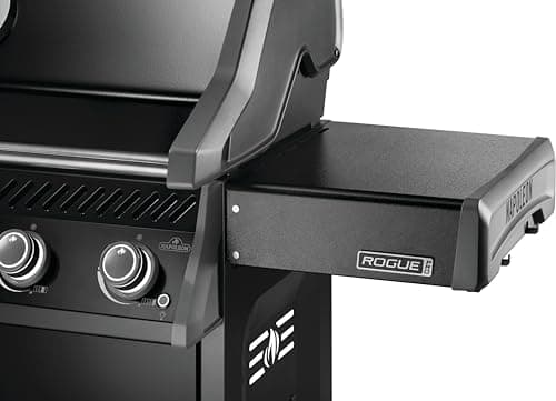 Napoleon Rogue PRO 625 Natural Gas Grill with Infrared Side Burner, Black - 6 Burners