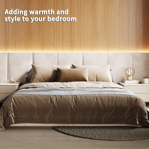 Art3d LED Recessed Lighting Kit - 6pcs Self-adhesive White LED Light with Smart Switch, 3000k Touching Switch Light for Wood Slat Wall Panels, Headboards, Stairs, Home decor, Under Cabinet Strip Light