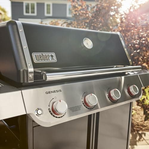 Weber Genesis E-415 Natural Gas Grill, Black