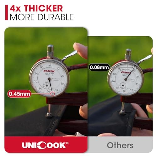 Unicook Grill Cover 55 Inch for Outdoor Grill, Heavy Duty, Waterproof, Fade Resistant, BBQ Cover with Handles/Straps/Air Vents, Compatible with Weber Charbroil Nexgrill Gas BBQs etc