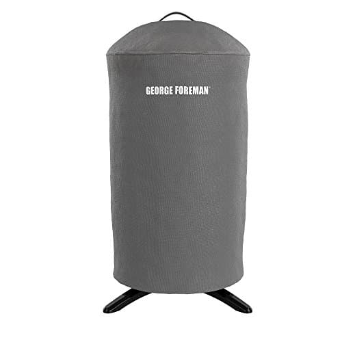 George Foreman Indoor/Outdoor Electric Grill (15-Serving) and George Foreman GFA0240RDCG Round Grill Cover