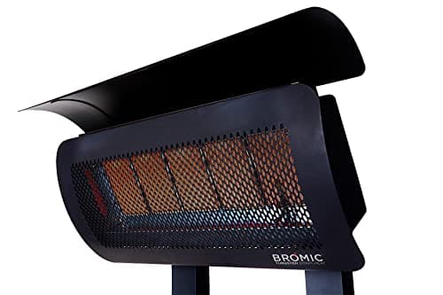 Bromic Tungsten Portable Smart-Heat, Natural Gas, NG, Outdoor, Patio Heater, 38,500 BTU, BH0510005