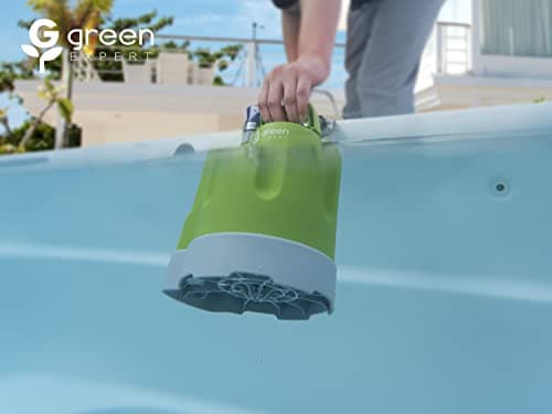 Green Expert 1/4HP Submersible Sump Pump 25-Foot Power Cord High Flow 1800GPH for Water Removal Household Drainage Utility Pump Easy to Use in Pools Hot Tub Flooded House Suit to Garden Hose