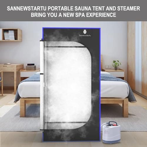4 Liters Sauna Steamer, Steam Generator for Sauna, FCC Certified 4L & 1600W Steam Generator with Remote Control, 1-16 Gears of Temperature Control