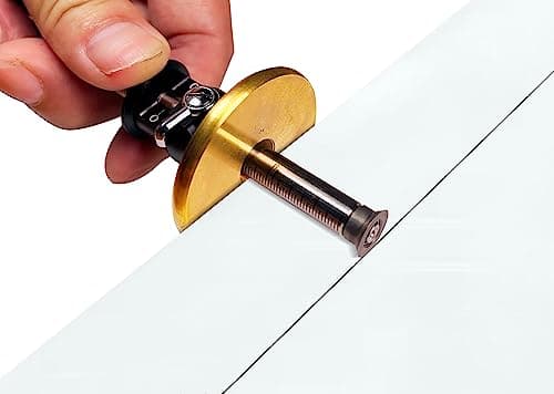 YOSELIN Wheel Marking Gauge,2 Wheel Cutter,Wood Scribe Tool,Marking Tool,Woodworking Gauges,Marking Guide,Woodworking Tools Scriber for Woodworking,Both in English and Metric Units.
