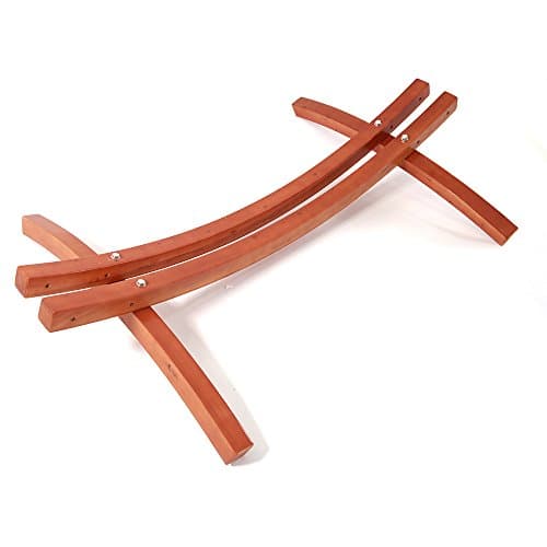 ONCLOUD Hammock Wood Arc Stand with Double Hammock (10.5 ft)