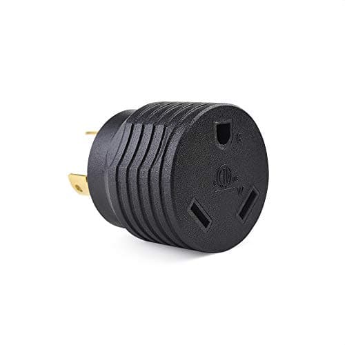 Cable Matters 2-Pack 3 Prong Twist Lock to 30 Amp RV Adapter, 30 AMP RV Plug (NEMA L5-30P to TT-30R)