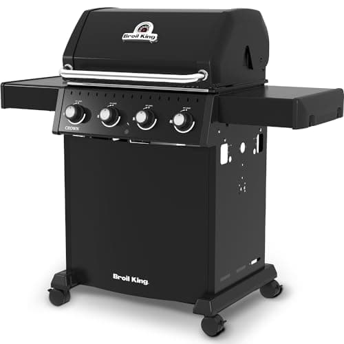 Broil King 865054 Crown 410, Liquid Propane (LP), Black