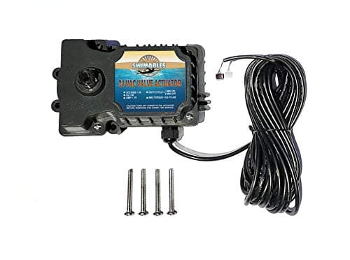 Swimables 180 Degree Rotation 3-Port 24 Volt AC Universal Valve Actuator Replacement for Pool and Spa Automation Systems
