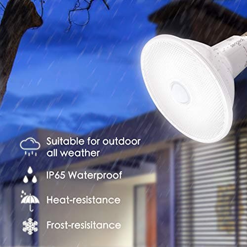 Sengled Motion Sensor Flood Light Bulbs, Dusk to Dawn LED Security Light E26 Base PAR38 Motion Activated 5000K Daylight,1500LM, Waterproof for indoor-outdoor, 2 Pack 4th Gen