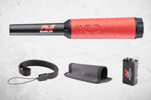 MINELAB PRO-FIND 40 Waterproof Pinpointer Metal Detector for Experts with Tone ID & Adjustable Sensitivity (Built-in Flashlight, Holster & Lanyard Included)