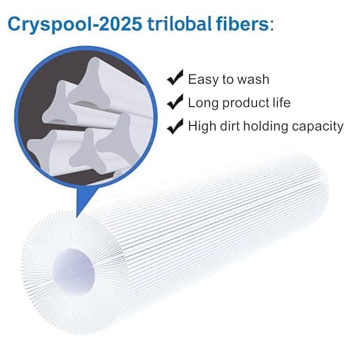 07022 Filter Compatible with Caldera 50, Caldera Spas, C-7350, 1019401, 73532, PCD50N, FC-3963, 50 Sq. Ft Spa Filter Cartridge, 1 Pack