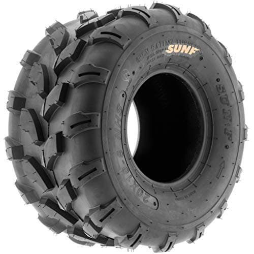 SunF A003 ATV/UTV/Lawn-Mowers Off-Road Tire 20x10-8, 6 PR, Directional Tread (Pair of 2)