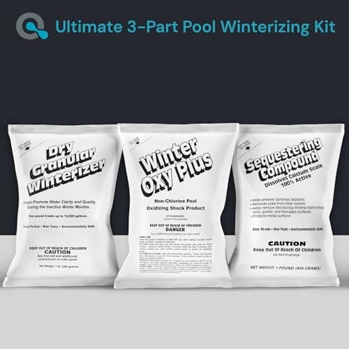 AquaDoc Pool Winterizing Kit - Above & Inground Pool Closing & Opening Made Easy - Up to 24,000 Gallons