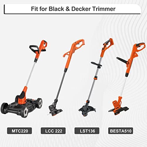 GreatBuddy 3 Pack AF-100 Weed Eater String Compatible with Black Decker Wacker String Trimmer Line, 30ft, 0.065 Inch