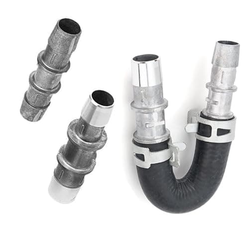 626-001 Upgrade Aluminum Engine Heater Core Bypass Kit with 5/8" 3/4"Hose Fit For Most Common Heater Hoses