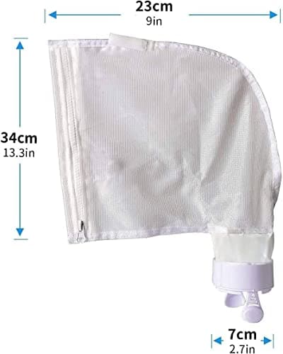 Spa Part Nylon Mesh Pool Cleaner All Purpose Bag - Fits Polaris 280, 480 Cleaner - Zippered K13 K16 (2)