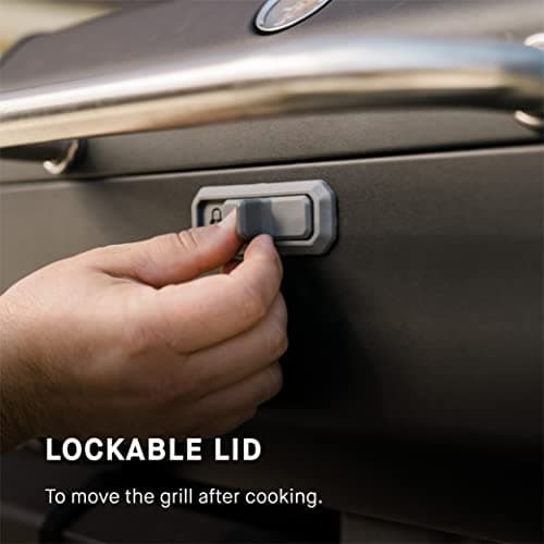 Masterbuilt® Electric Portable Charcoal Grill and Smoker with SteadyTemp Analog Temperature Control with 200 Cooking Square Inches in Black, Model MB20040722
