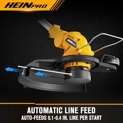 Cordless String Trimmer Compatible with Dewalt 20V Battery, 12-Inch Weed Wacker Cordless, Auto Line Feed, Electric Weed Eater Battery Powered, Grass Trimmer with 2 Replacement Spool