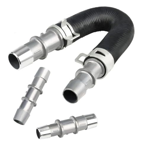 626-001 Upgrade Aluminum Engine Heater Core Bypass Kit with 5/8" 3/4"Hose Fit For Most Common Heater Hoses
