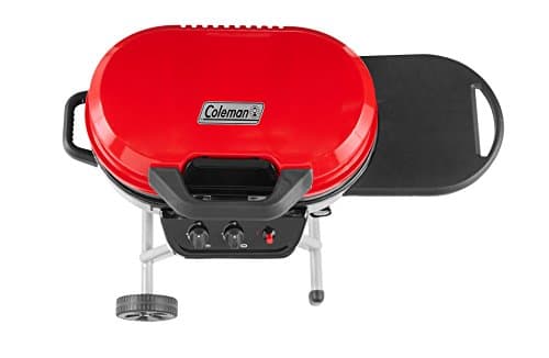 Coleman RoadTrip 225: Portable Propane Grill, Gas Grill with Push-Button Start, Foldable Legs & Wheels, Side Table, and 11k BTUs
