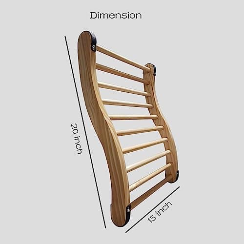 Red Cedar Sauna Backrest for Barrel or Infrared Sauna Slip-Resistant, Non-Toxic, Comfortable S-Shape Design - Cedar Sauna Accessories with Felt Sauna Hat and Seat Pad (1 Pack)
