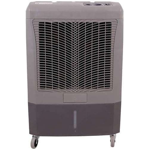 Hessaire MC37M Portable Evaporative Cooling Fan, Indoor/Outdoor High Temp Low Humidity Environments, 3100 CFM, 950 sq. ft., 3-Speed Fan, 59 dB, Gray