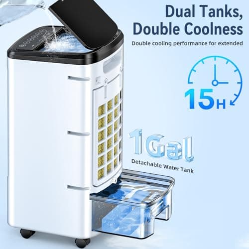 fancole DL2 Portable-air-conditioners, Light White