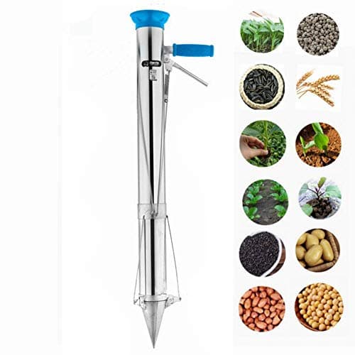 Long Handled Bulb Planter Tools and Vegetable Seedling Tool Manual Plant Transplanter Bulb Planter