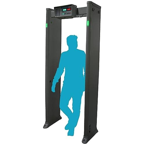 Defense Pro Walk Through Metal Detector, Security Metal Detector 6 Zone
