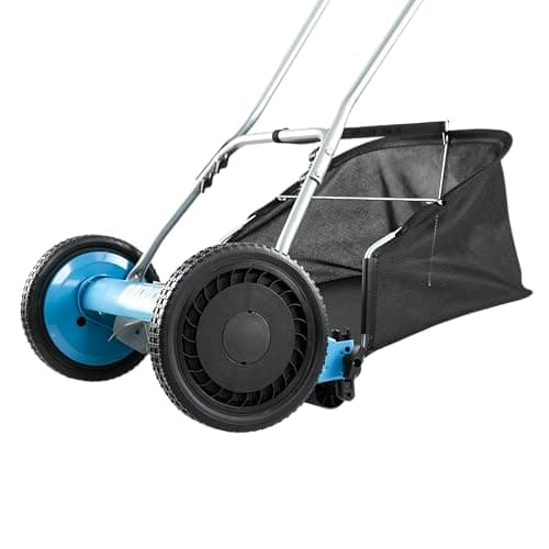 American Lawn Mower Company 20-Inch 5-Blade Walk Behind Reel Mower with Grass Catcher