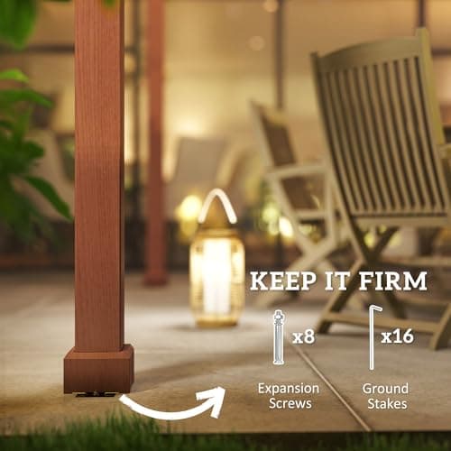 Outsunny 11' x 12.5' Outdoor Pergola, Wood Pergola Gazebo Grape Trellis with Stable Structure for Climbing Plant Support, Patio, Deck, Backyard, Lawn