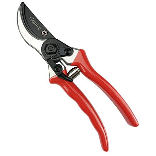 gonicc 8" Professional Sharp Bypass Pruning Shears (GPPS-1002), Tree Trimmers Secateurs,Hand Pruner, Garden Shears,Clippers For The Garden, Bonsai Scissors, Loppers